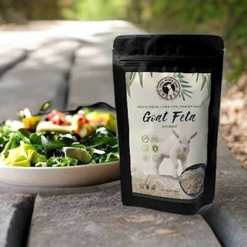 Freeze Dried Goat Feta - 250g Packet