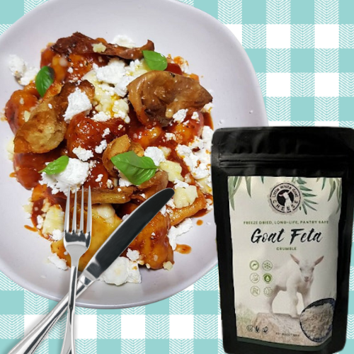 Freeze Dried Goat Feta - 100g Packet